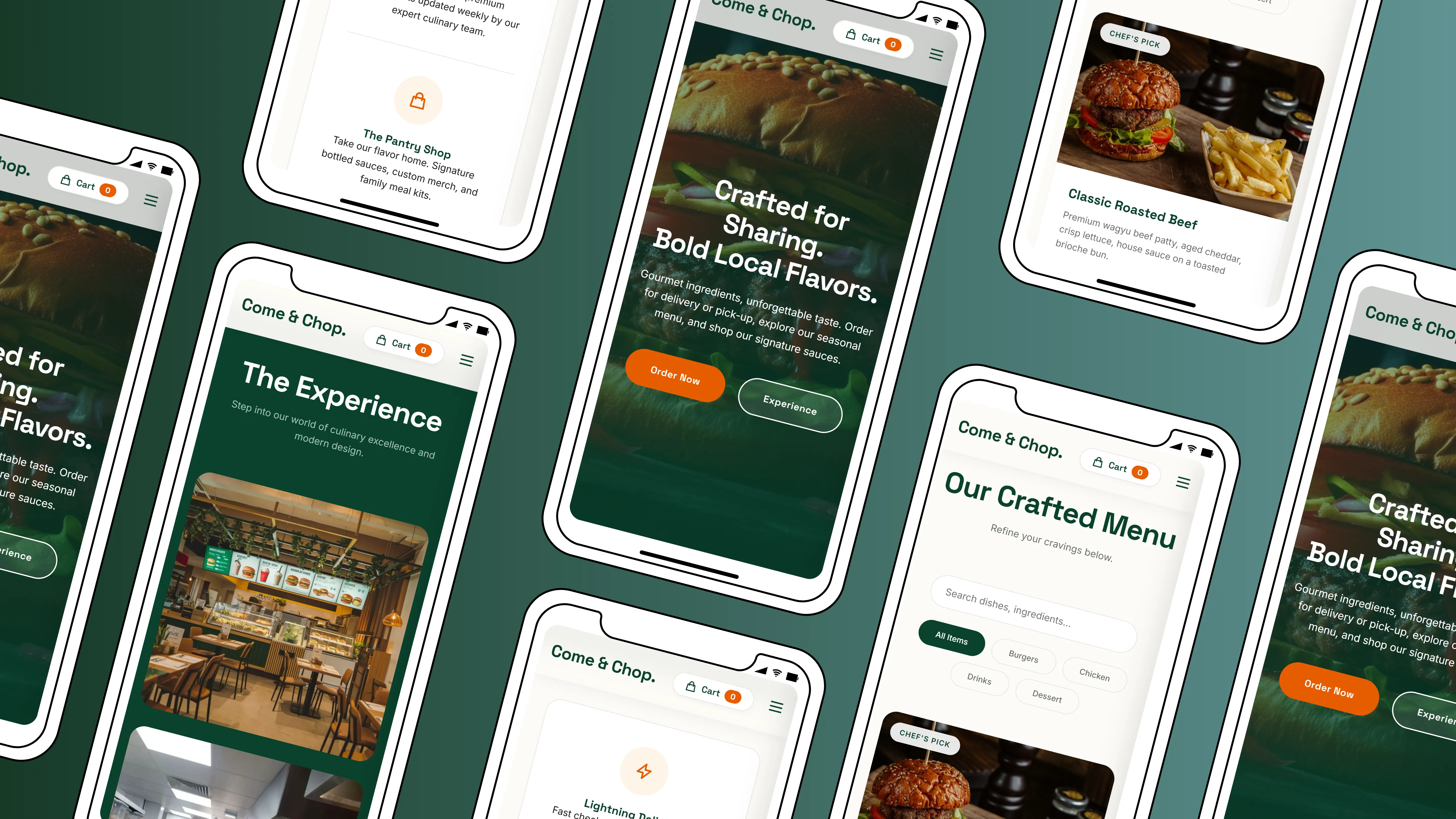 Menu Filtering Interface